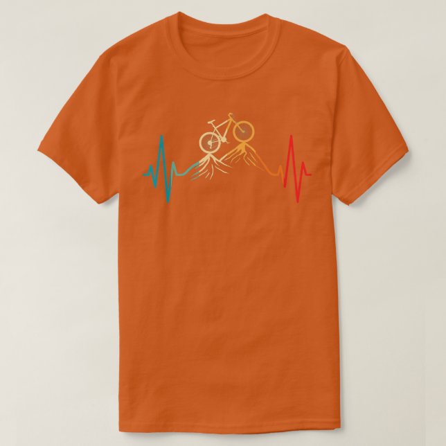 Camiseta Bicicleta de Bicicleta de Bicicleta de Bicicleta d (Frente do Design)