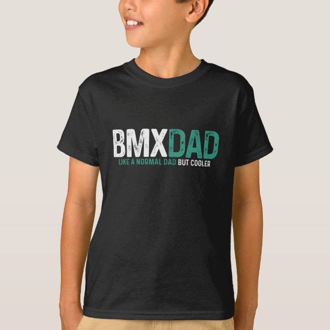 Camiseta Bicicleta de bicicleta de Pai BMX Gif Dia de os pa (Frente)