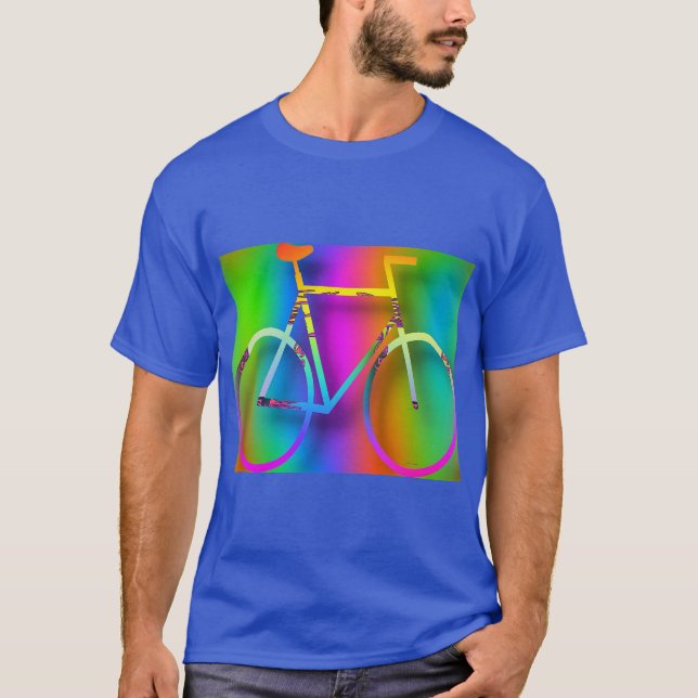 Camiseta Bicicleta de bicicleta Royal Blue (Frente)