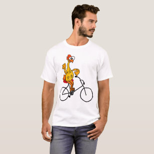 Camiseta Bicicleta de borracha engraçada da equitação da