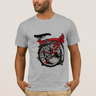 Camiseta Bicicleta de Brompton Dobrado