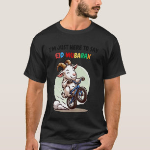 Camiseta Bicicleta de cabra bonita estou aqui só para dizer