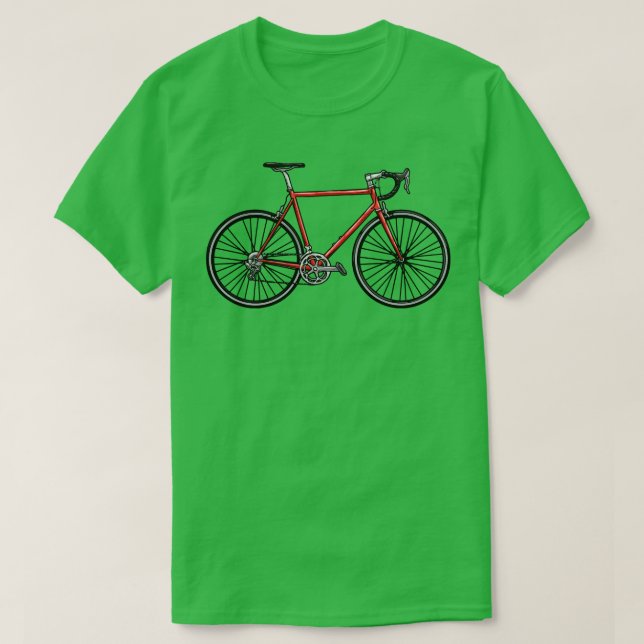Camiseta bicicleta de corrida (Frente do Design)