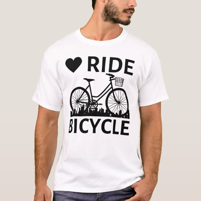 Camiseta Bicicleta de Corrida de Amor (Frente)