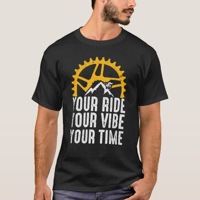 Camiseta Bicicleta De Corrida Sua Visão Seu Rac Legal (Frente)
