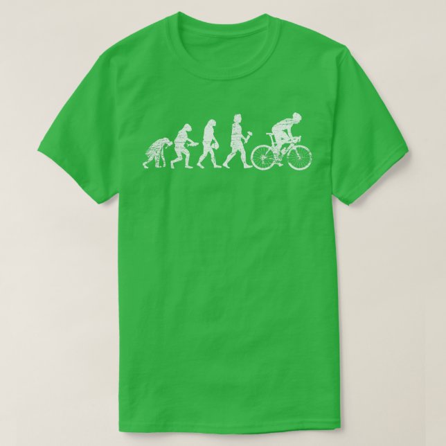 Camiseta Bicicleta de Evolução (Frente do Design)