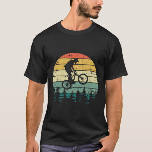 Camiseta Bicicleta de Montanha - Ciclismo Downhill Vintage