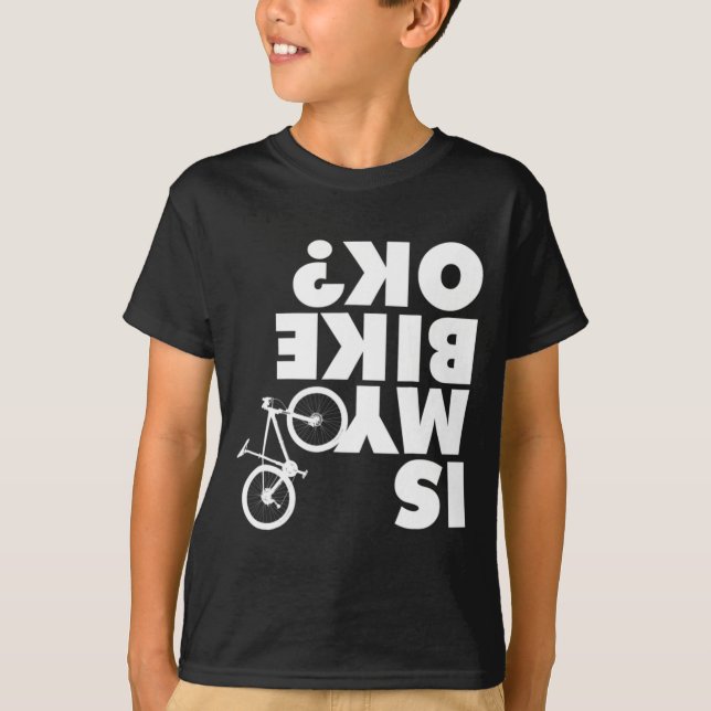 Camiseta Bicicleta de Montanha Engraçada (Frente)