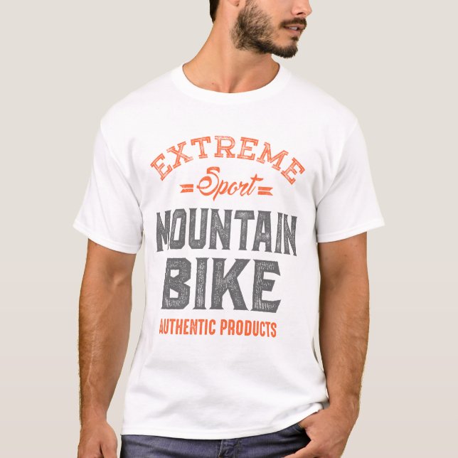 Camiseta Bicicleta de Montanha Extreme Sport (Frente)