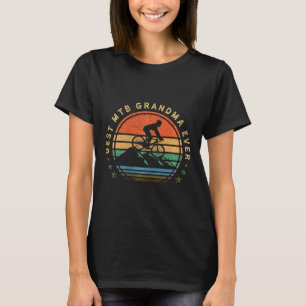 Camiseta Bicicleta de Montanha Feminina Retro Ciclismo Vint
