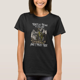 Camiseta Bicicleta de montanha vintage Kintla Peak está cha