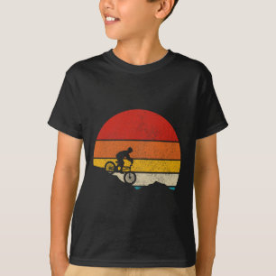 Camiseta Bicicleta de Montanha Vintage Retro Downhill Cicli