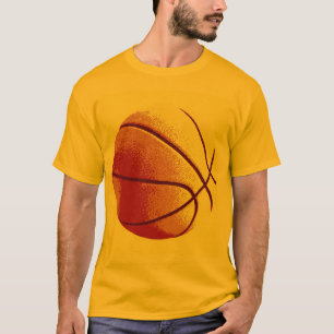 Camiseta Bicicleta de Pop de Arte Amarelo Laranja