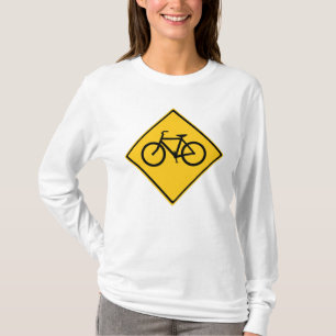 Camiseta Bicicleta de Sinal de Estrada