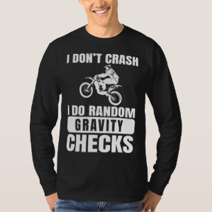 Camiseta Bicicleta de Sujeira Não Passe Faz Verificação de