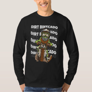 Camiseta Bicicleta de terra andando de motocross Bicicleta