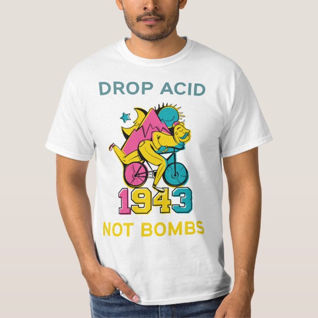 Camiseta Bicicleta Dia 1943 Acid Hofmann Trip (Frente)