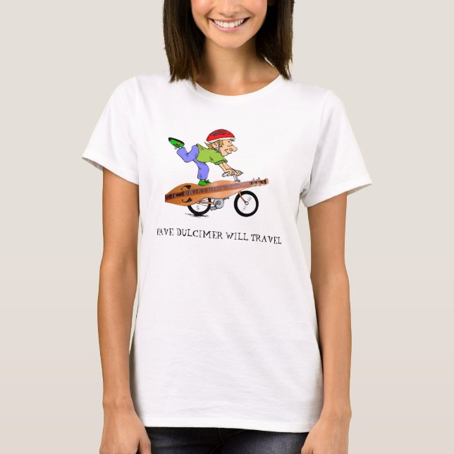 CAMISETA BICICLETA DO DULCIMER - T-SHIRT (Frente)