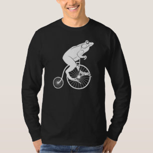Camiseta Bicicleta do Farthing da moeda de um centavo da