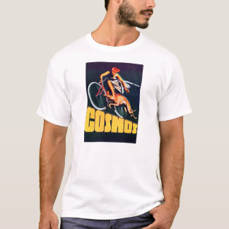 Camiseta Bicicleta do galgo do cosmos