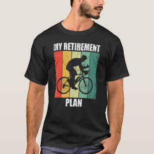 Camiseta Bicicleta do Meu Plano de Aposentadoria Vintage Eu