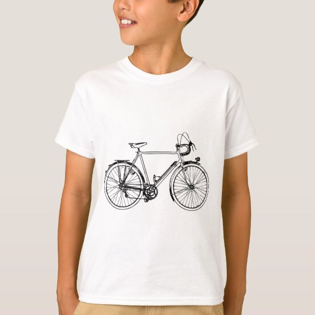 Camiseta Bicicleta do vintage (Frente)