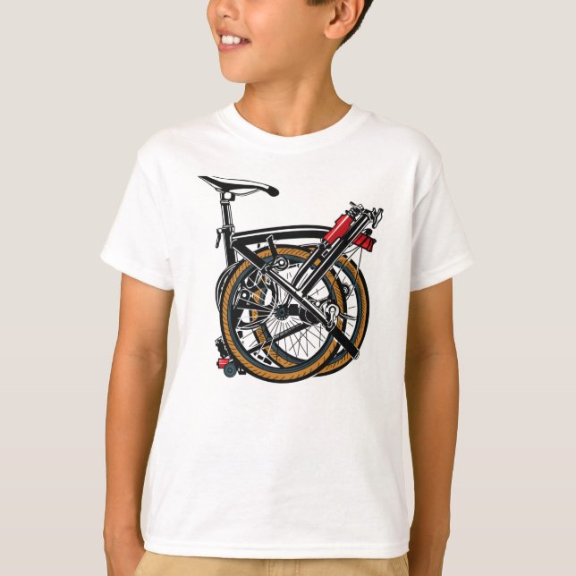 Camiseta Bicicleta dobrável (Frente)