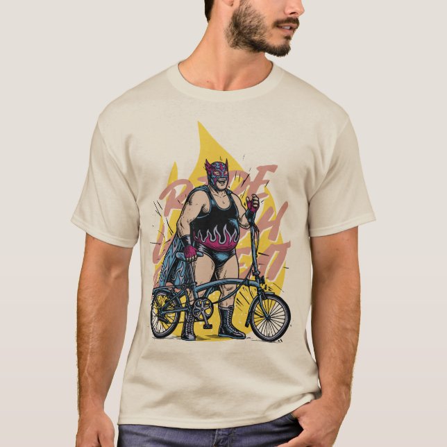 Camiseta Bicicleta Dobrável  (Frente)