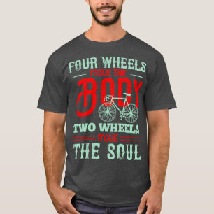 Camiseta Bicicleta Duas rodas movem a alma