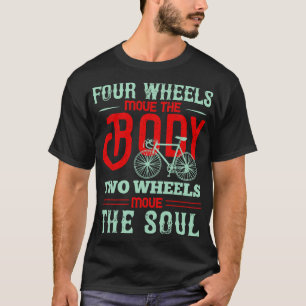 Camiseta Bicicleta Duas rodas movem a alma