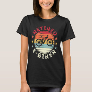 Camiseta Bicicleta E aposentada EBike Bicycle MTB Cycling E