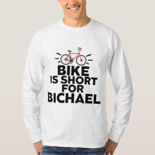 Camiseta Bicicleta É Curta Para Ciclo Bicicleta Bichael
