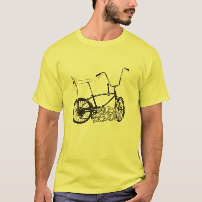 Camiseta Bicicleta e grafites originais da velha escola (Frente)