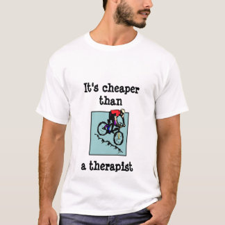 Camiseta bicicleta, é um terapeuta mais barato do thana