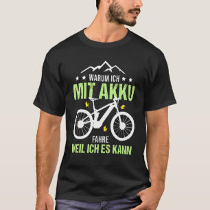 Camiseta Bicicleta Elétrica Bicicleta Bicicleta Bicicleta E