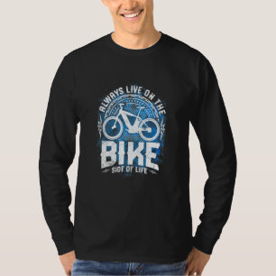 Camiseta Bicicleta Elétrica Bicicleta Que Faz Ciclo E Bi