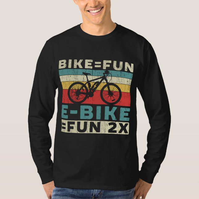 Camiseta Bicicleta Elétrica Do Proprietário Da Bicicleta E- (Frente)