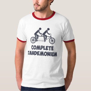 Camiseta Bicicleta em tandem Tandemonium completo