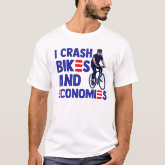 Camiseta Bicicleta Engraçada Caindo Memória, Eu Caco Bikes 