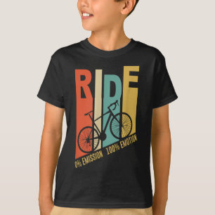 Camiseta Bicicleta Engraçado Oferece Proteção Ambiental