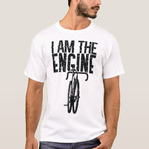 Camiseta Bicicleta Eu Sou O Motor Mountain Biking Para Cicl