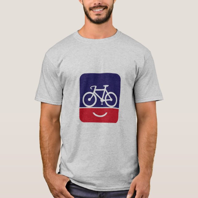 Camiseta Bicicleta feliz (Frente)