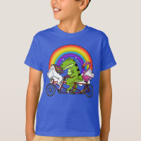 Bicicleta Flamingo Flamingo Dinosaur do Unicorn T-