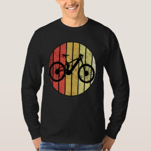 Camiseta Bicicleta Gráfica Retro E-Bike Mountainbiking Bici