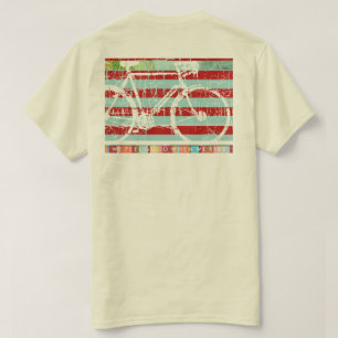 Camiseta bicicleta gráfica urbana de moda urbana