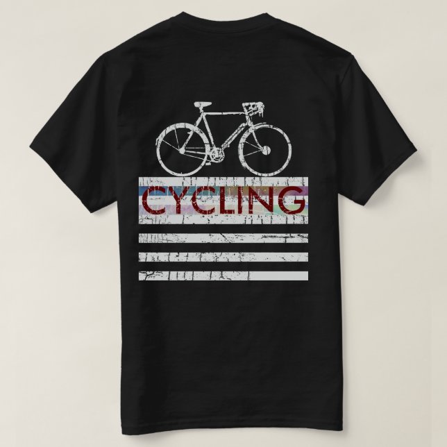 Camiseta bicicleta legal. bicicleta. assunto de bicicleta (Verso do Design)