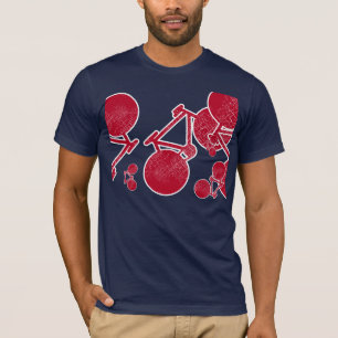 Camiseta bicicleta legal e moderna