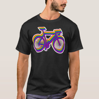 Camiseta bicicleta LGBT de bicicleta de gay de bicicleta de