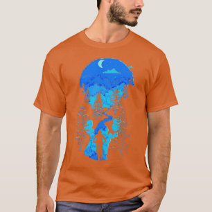 Camiseta Bicicleta Montanha de Bike Bliss Trilha Rider Silh