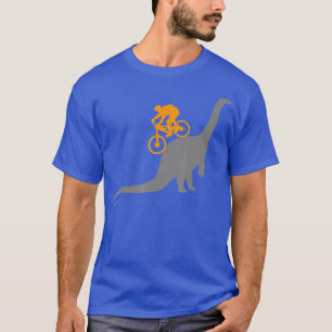 Camiseta Bicicleta Montanha Dinosaur Dino Bike